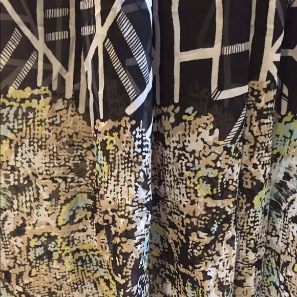 Anthropologie Black white maxi dress - Picture 7 of 7